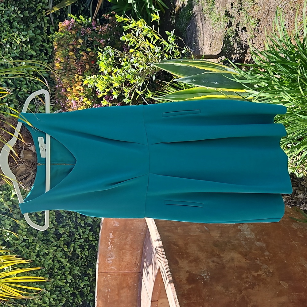Light Teal Office/Cocktail Dress
